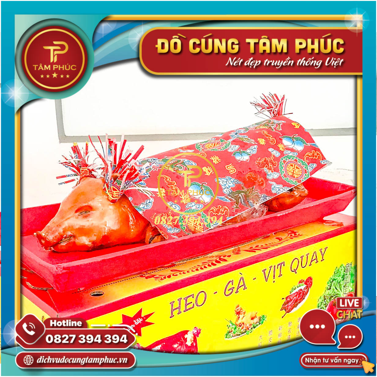 Heo quay cúng – giao hàng nhanh tại Cần Thơ.
